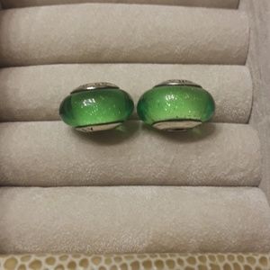 2 tinker green murano pandora